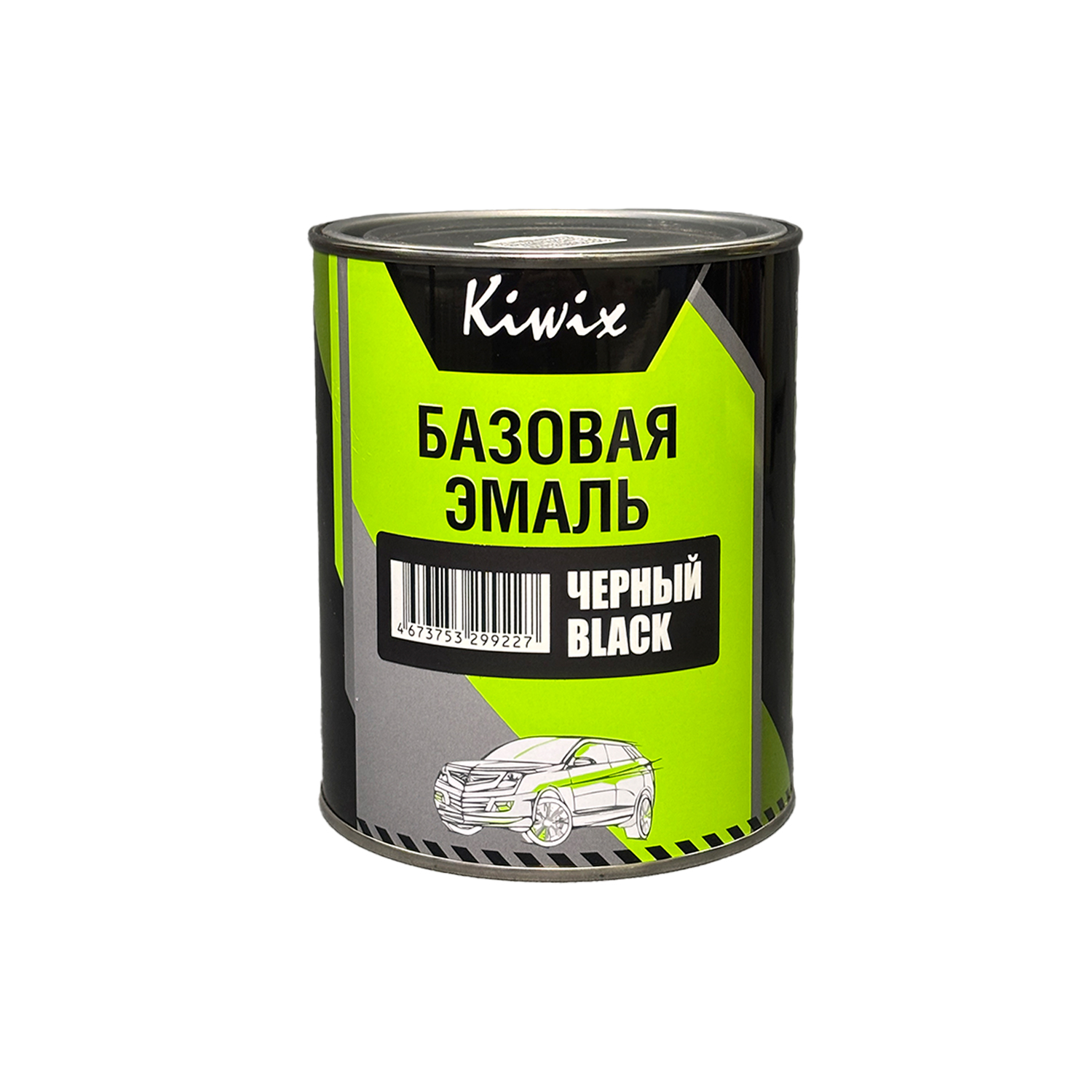 Kiwix 601 Базовая эмаль 1л (Цвет краски: Черный)