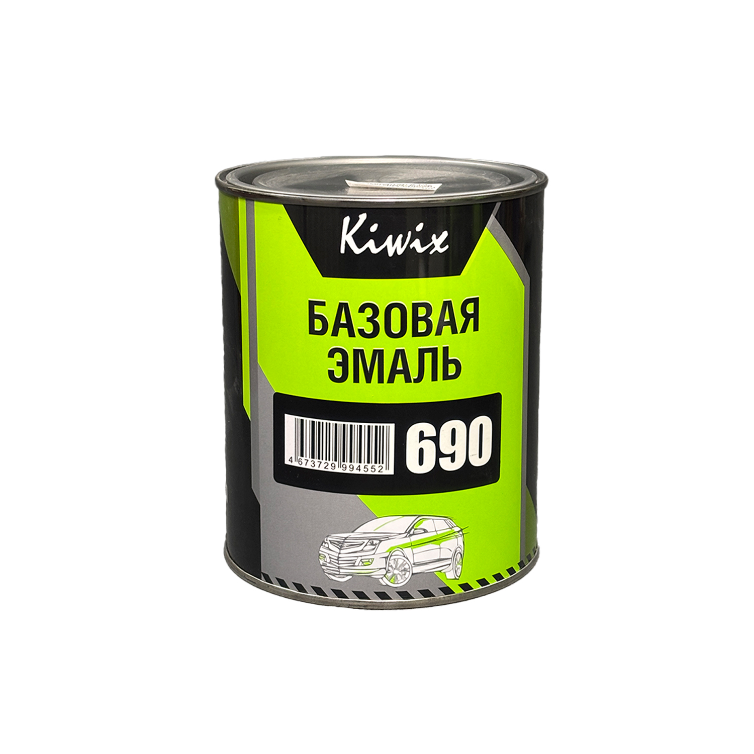 Kiwix 690 Базовая эмаль 1л (Цвет краски: Серебро)