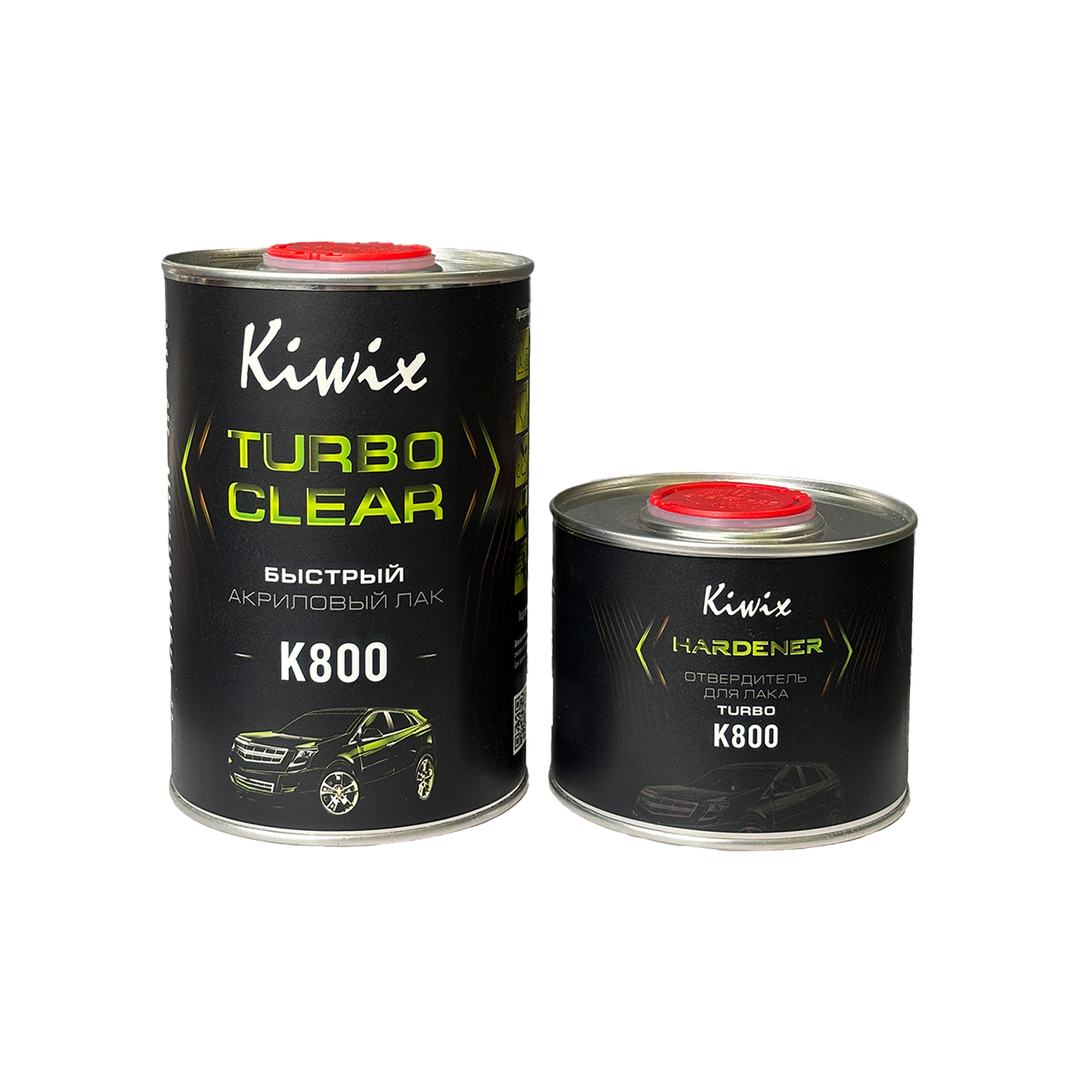 Kiwix TURBO CLEAR Быстрый акриловый лак  K800 1л + 0,5л