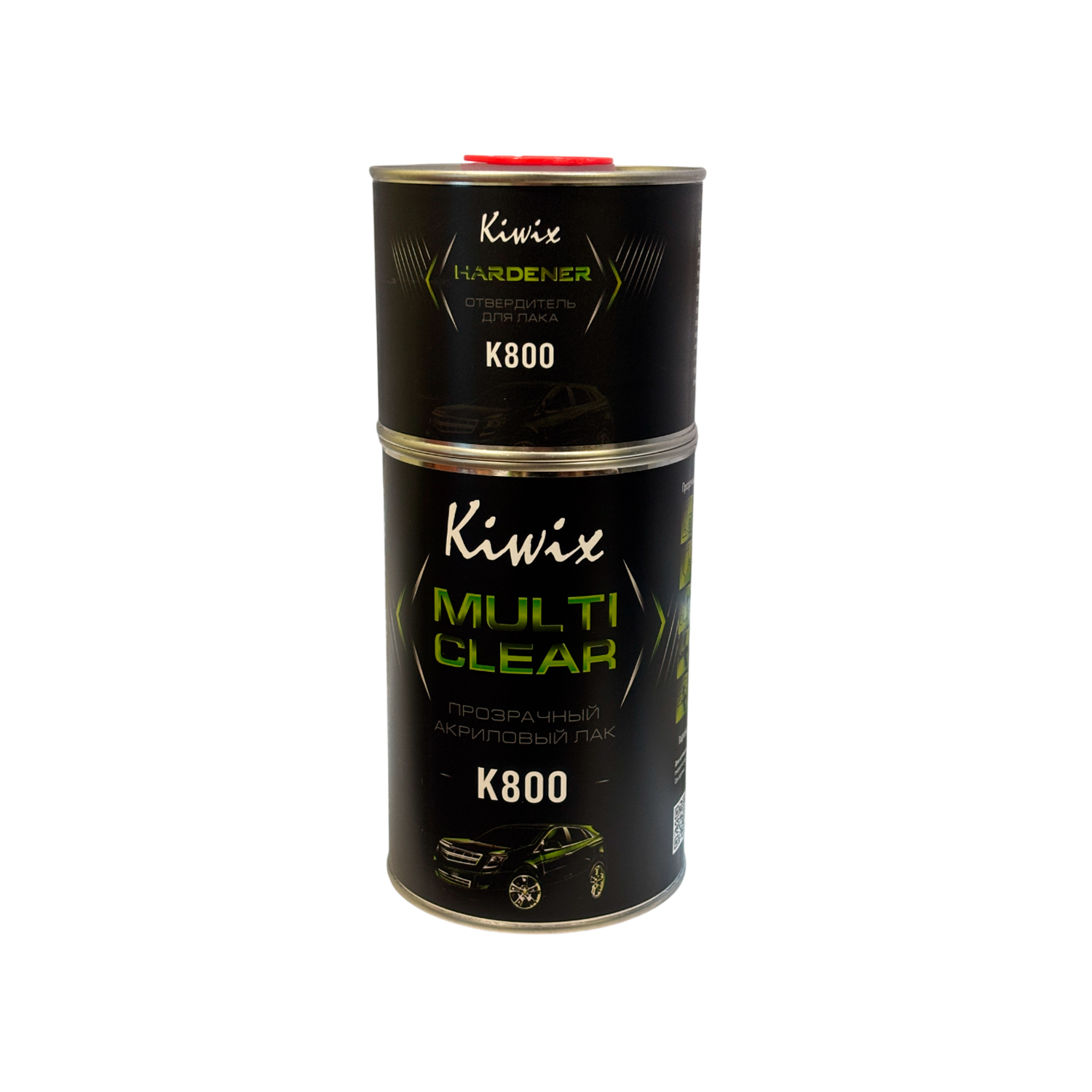 Kiwix MULTI CLEAR Прозрачный акриловый лак K800 1л + 0,5л , 5л + 2,5л, 20л+10л